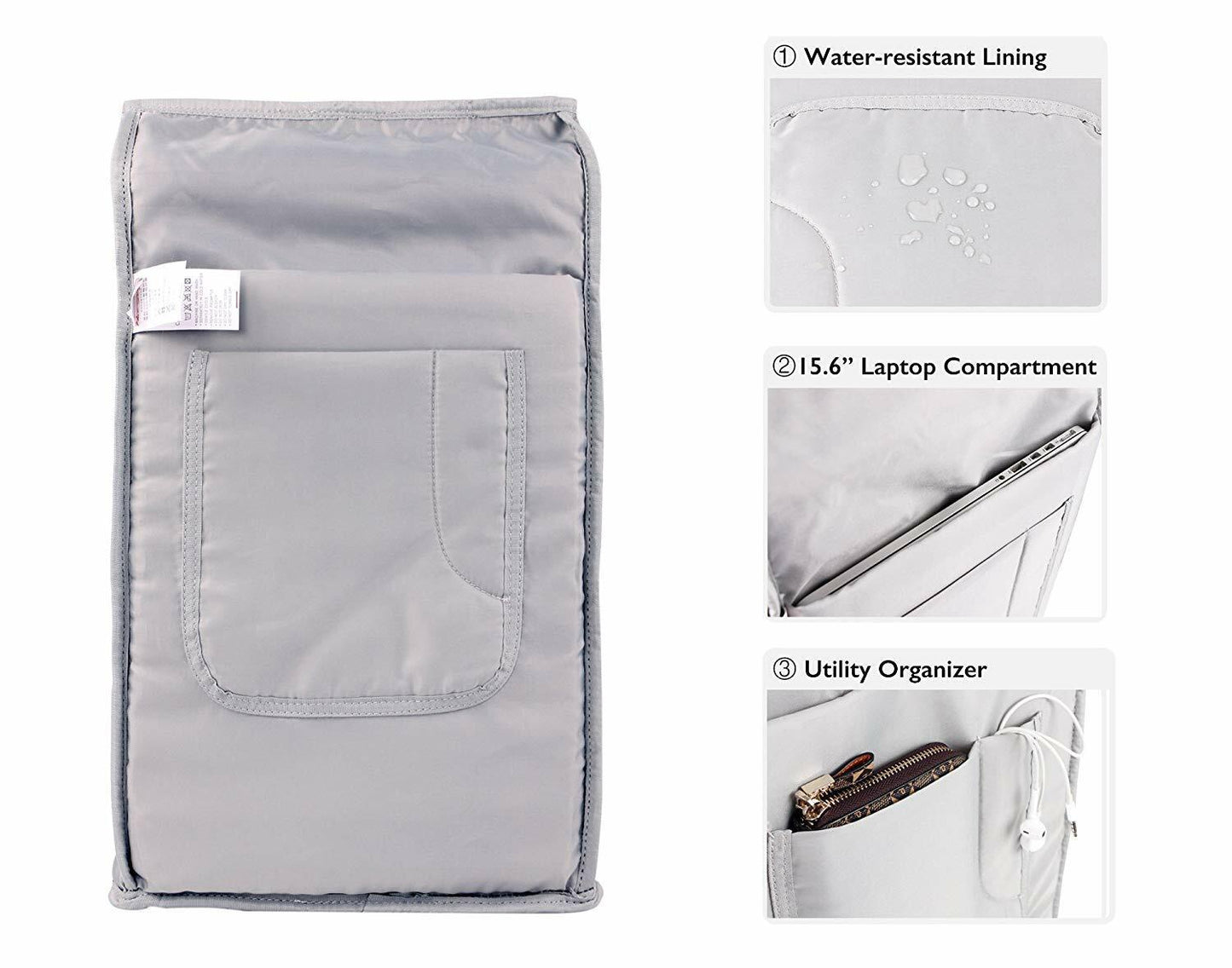 HotStyle Coyan Minimalist College Backpack | Unisex | Holds 15.6-inch Laptop