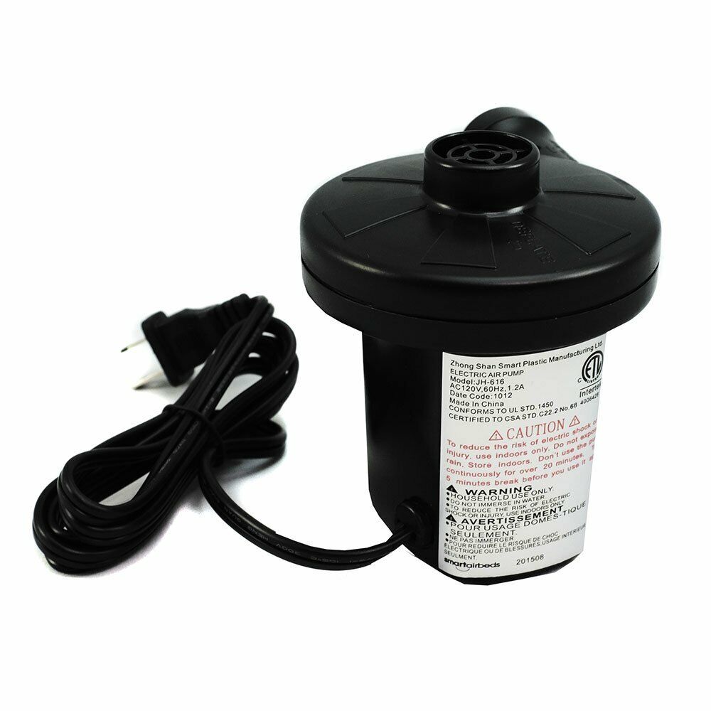 Smart Air Beds A/C Electrical Pump for Air Beds, Inflatable Pools, Beach Balls