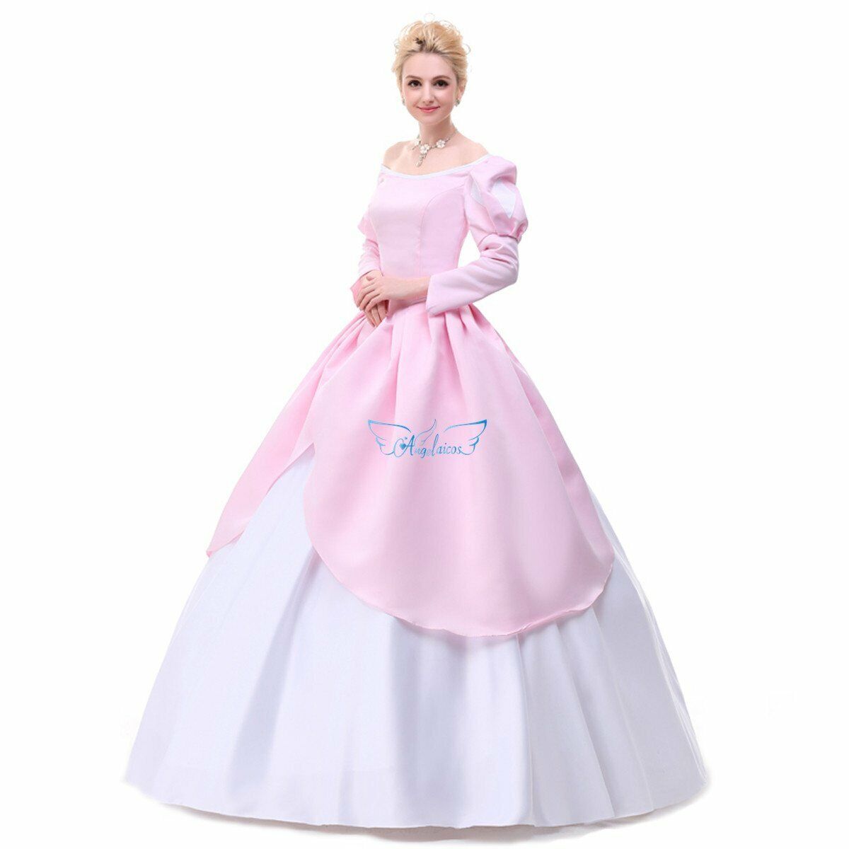 Angelaicos Womens Lolita Halloween Cosplay Show Costume Dress Petticoat