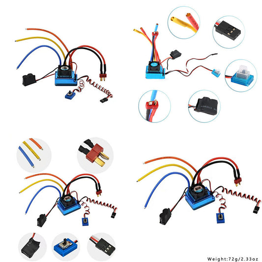 US 120A ESC Combo SetFor 1/10 RC CarTruck 3650 3900KV Waterproof Brushless Motor