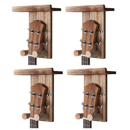 US 4 Pack Guitar Wall Hanger Guitar Wall Mount Holder With Pick Holder
