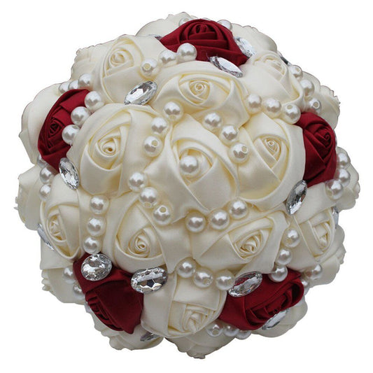 Wedding Bouquet Rhinestone Brooch Bouquet Bridesmaid Holding Wedding Flowers
