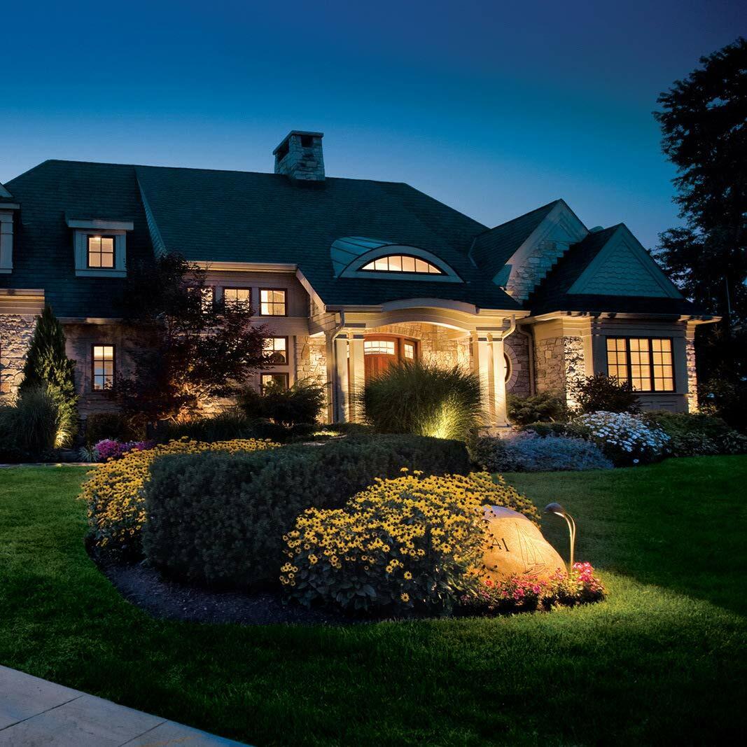 Commercial-Grade 250W LED Outdoor 2600 Lumens Dimmable Bright White 3000K 2-Pack