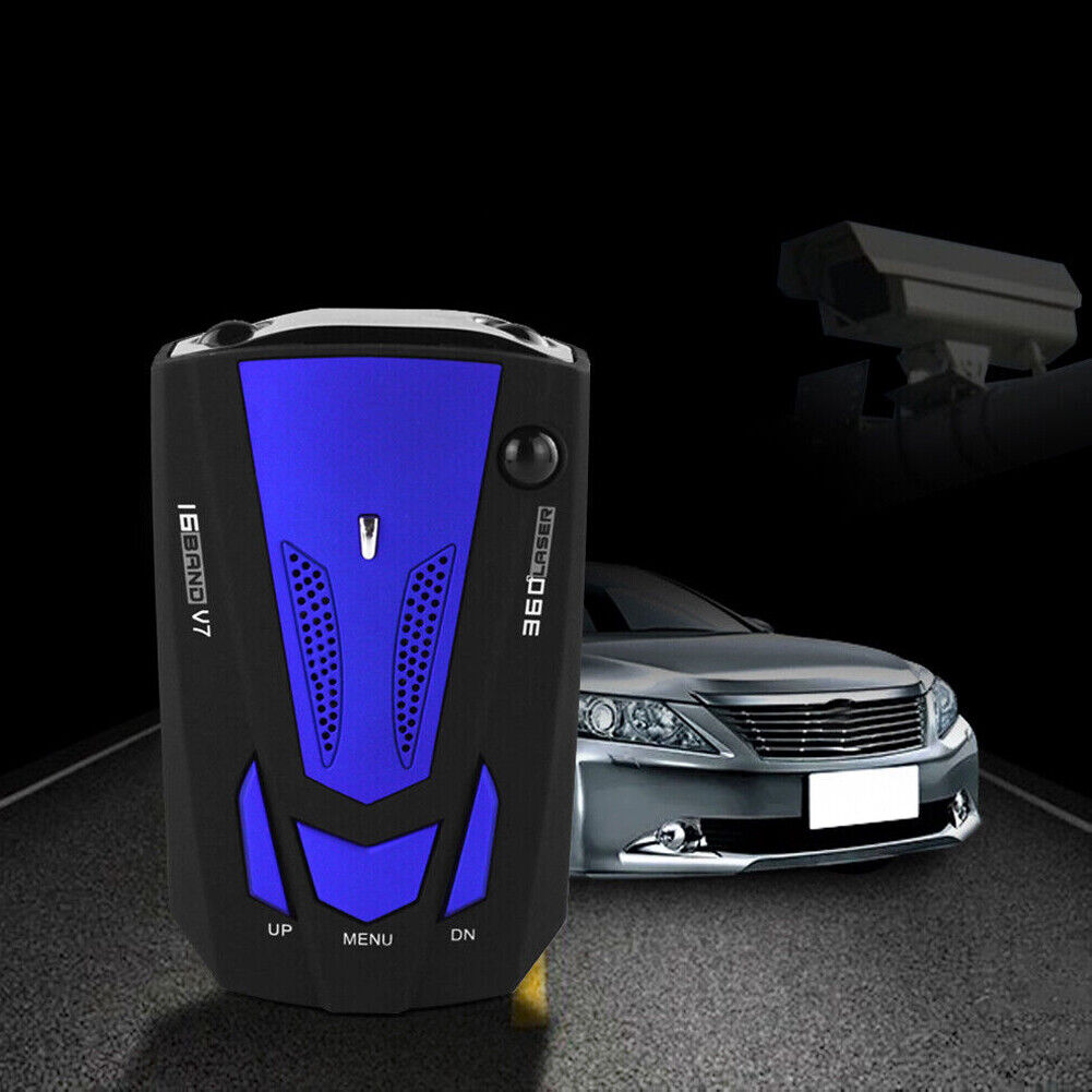 US Car 16 Band 360° Anti-Police GPS Camera Laser Radar Detector Voice Alert Fine