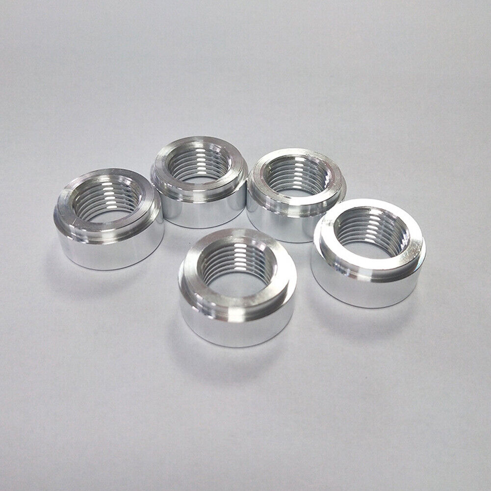 US 5 Pcs Aluminum Female Weld On Weld In Flange Fitting Bung Fuel Oil Gas Fine