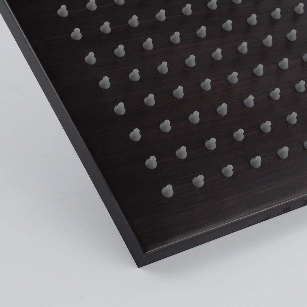 KES Stainless Steel 8-Inch Shower Head Fixed Mount Square, Oil Rubbed Bronze,