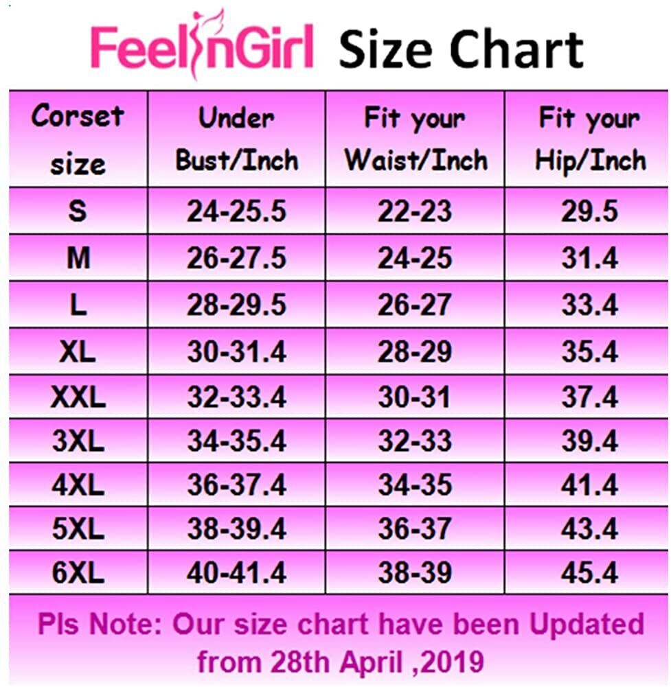 FeelinGirl Women's Underbust Sport Girdle Waist Trainer Trimmer Body Shaper.