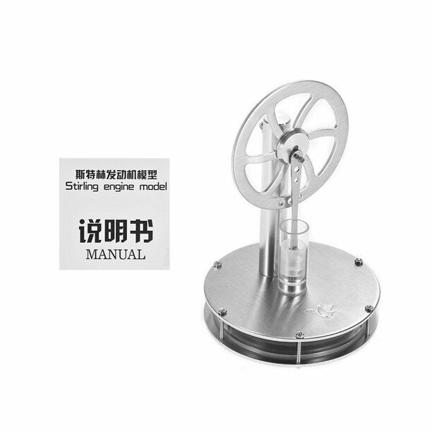 Low Temperature Stirling Engine Motor Model Steam Heat Experiment EducationalToy