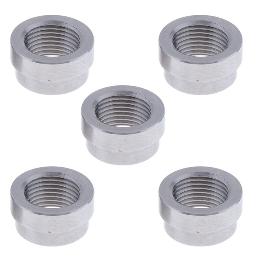 US 5 Pcs Aluminum Female Weld On Weld In Flange Fitting Bung Fuel Oil Gas Fine