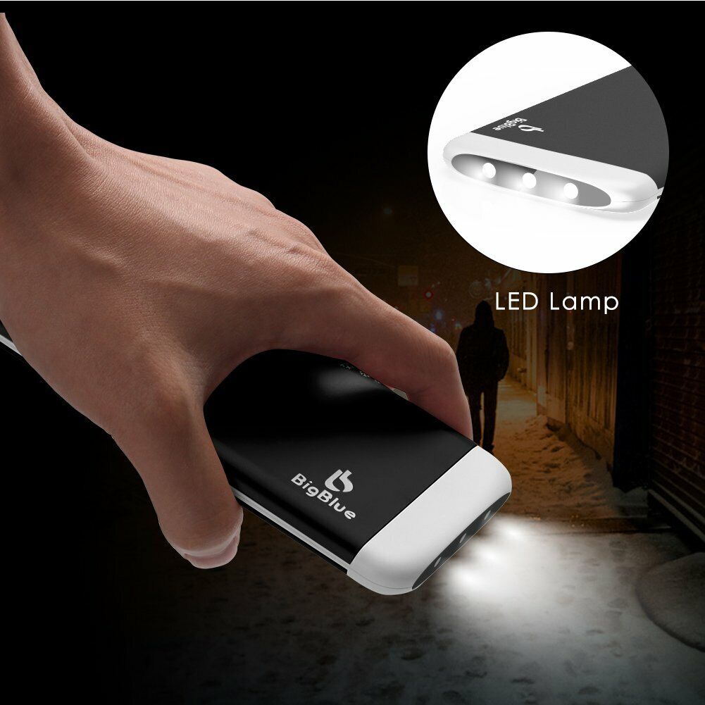 Rechargeable 3-in-1 6000mAh Hand Warmer with Emergency Light for Winter Sports