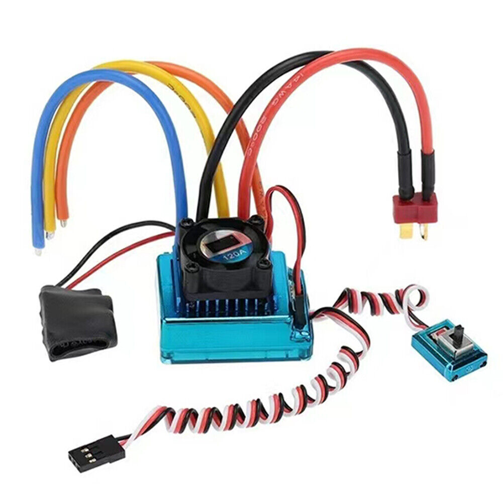 US 120A ESC Combo SetFor 1/10 RC CarTruck 3650 3900KV Waterproof Brushless Motor