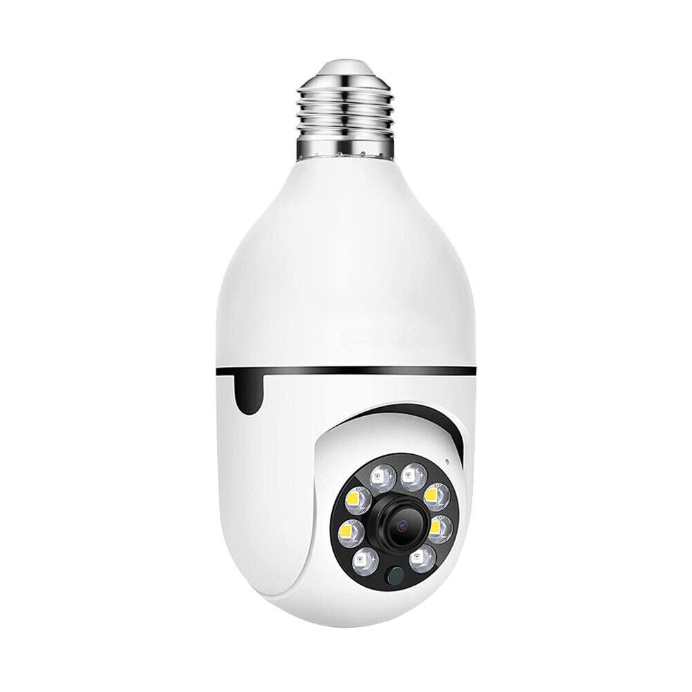 US 360° 1080P IP E27 Light Bulb Camera Wi-Fi IR Night Smart Wireless Security