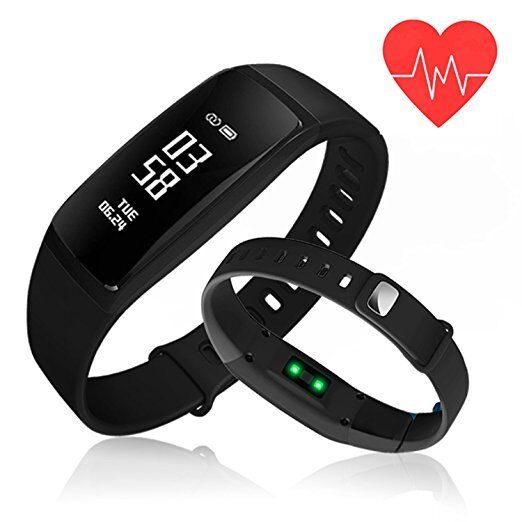 Fitness Tracker, Blood Pressure Heart RateWaterproof Activity Tracker,Bluetooth