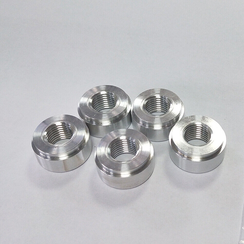 US 5 Pcs Aluminum Female Weld On Weld In Flange Fitting Bung Fuel Oil Gas Fine