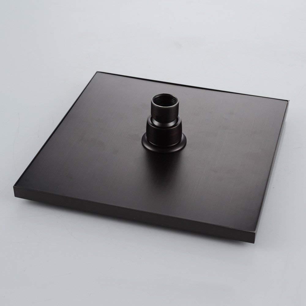 KES Stainless Steel 8-Inch Shower Head Fixed Mount Square, Oil Rubbed Bronze,