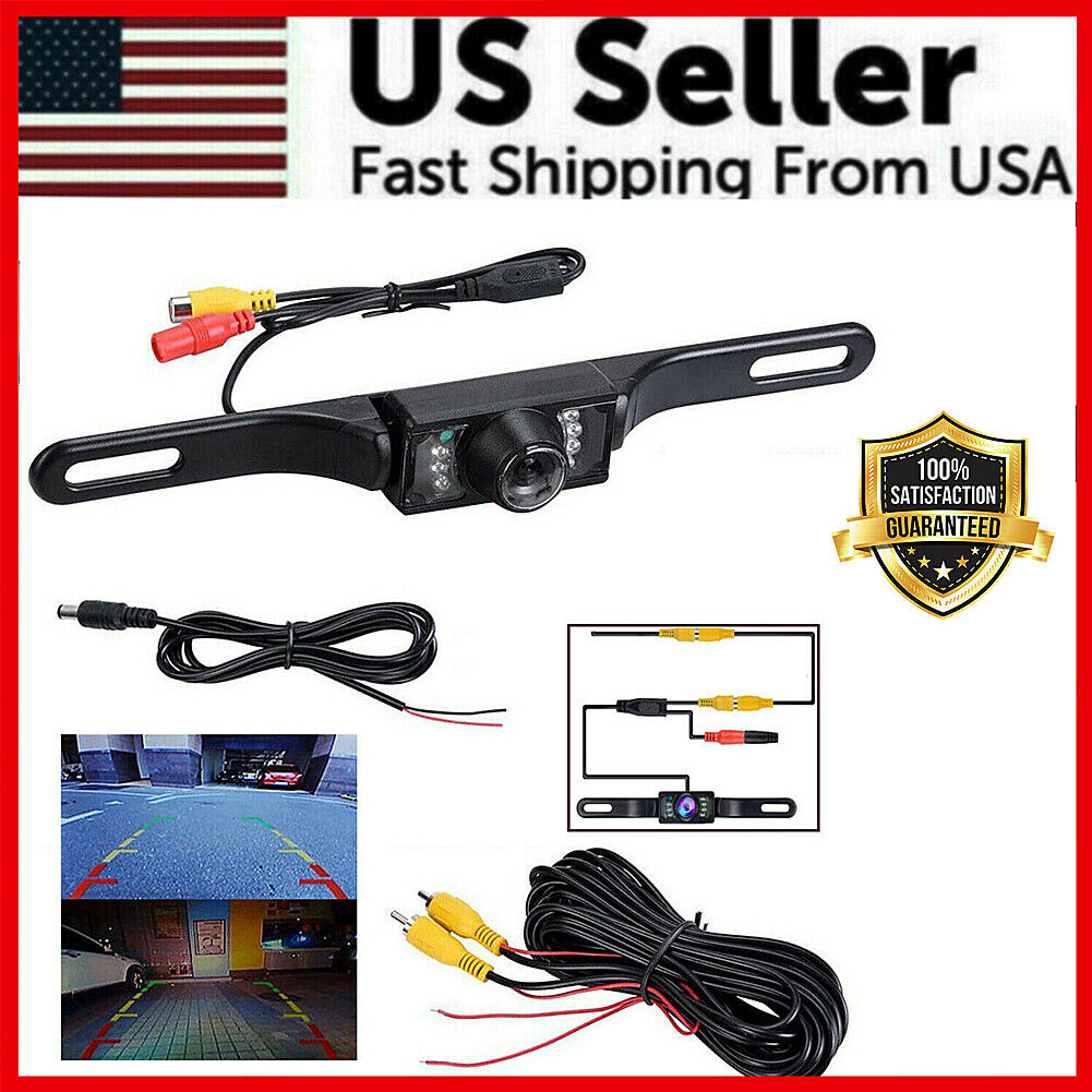 US Reverse Camera WaterProof Night Vision High Quality RearView Camera Wide 170°