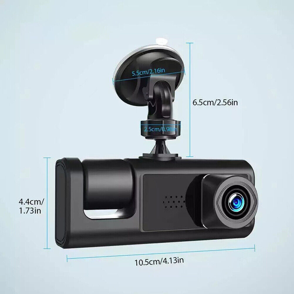 US HD 1080P Car Lens Dash Cam Front/Rear/Inside Video Recorder Camera G-sensor