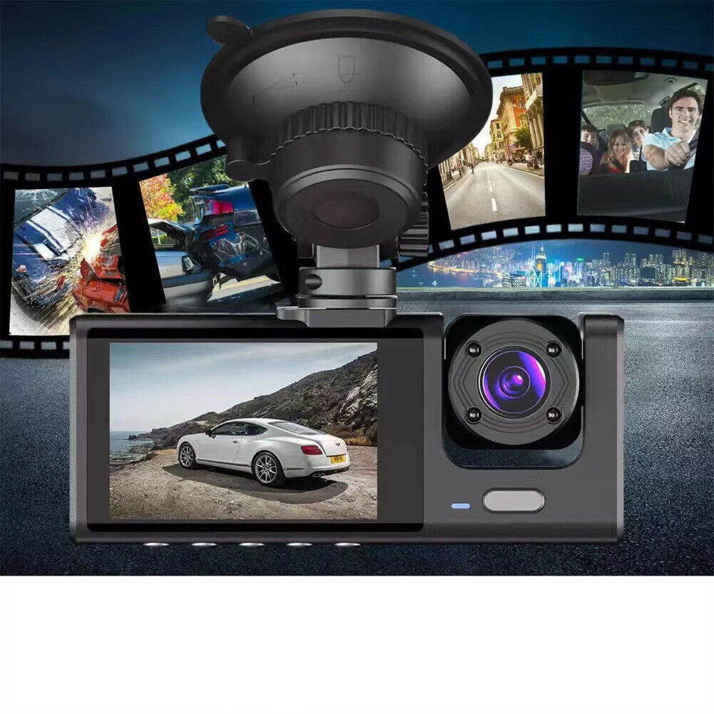 US HD 1080P Car Lens Dash Cam Front/Rear/Inside Video Recorder Camera G-sensor