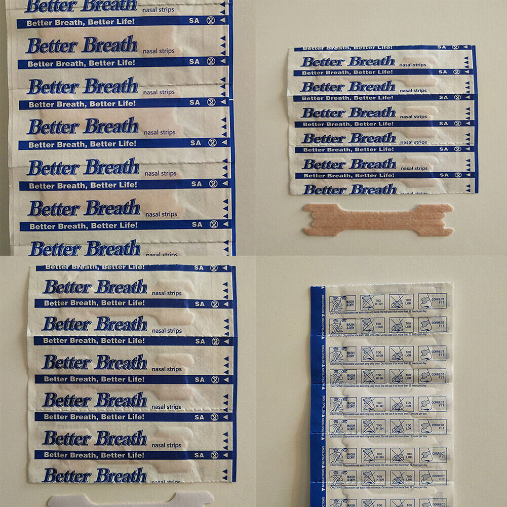 US 200 Pack Reduce Stop Snoring Right Now Large/Tan Nasal Strips