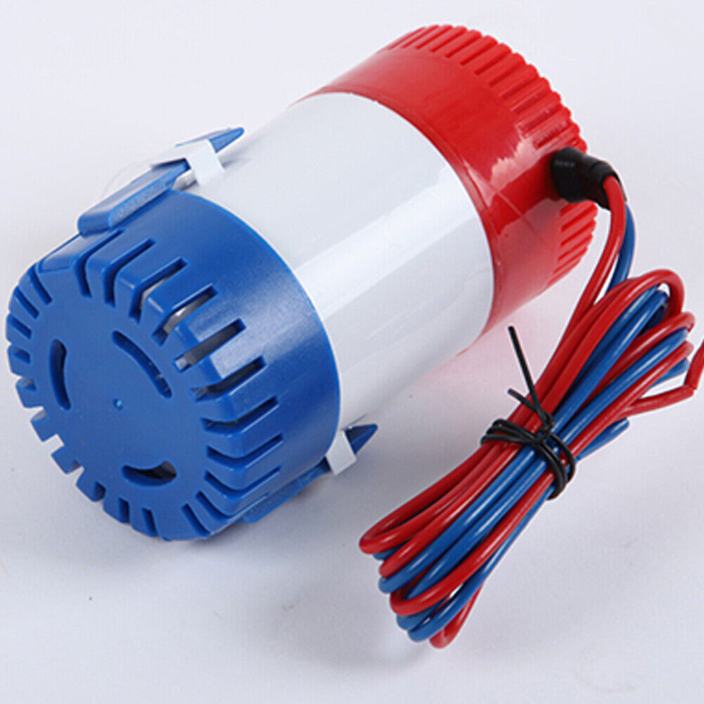 US 2 Pack 1100GPH 12V Electric Marine Submersible Bilge Sump Water Pump for Boat