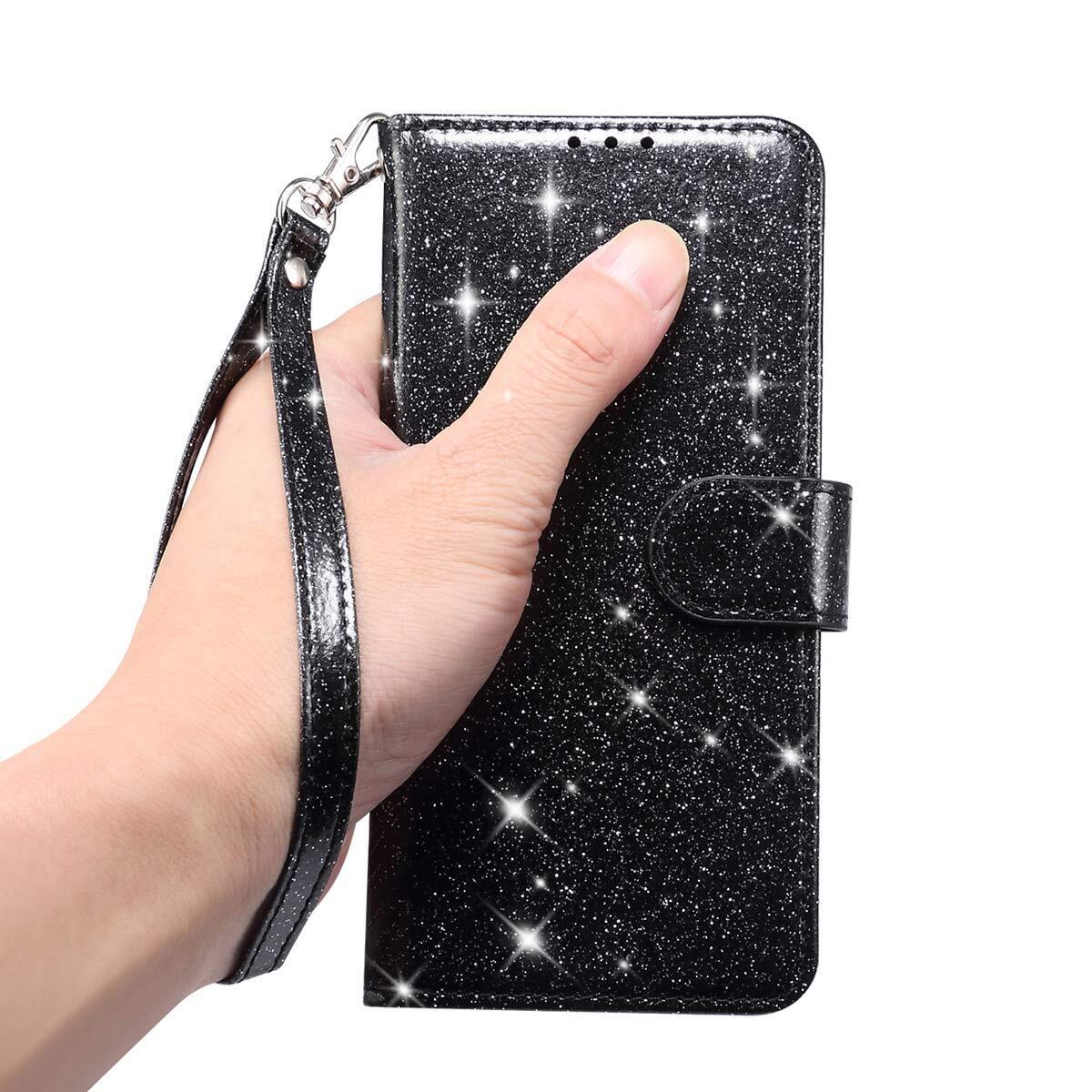 Oneplus8 Flip Glitter Bling Cute Leather Wallet Shockproof Protective Phone Case