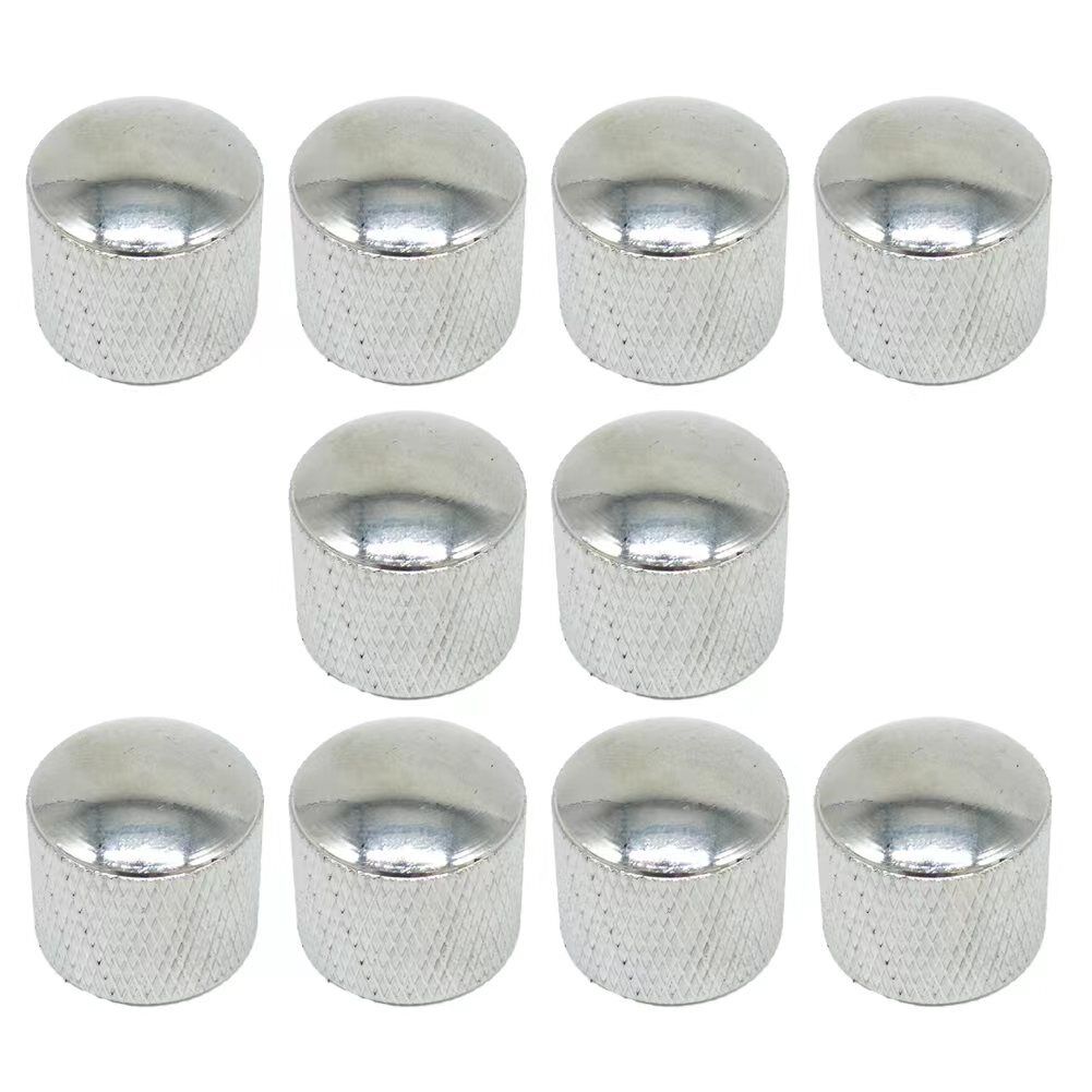 US 10-20 Pc Forge Nickel Flat-Top Barrel Knobs Telecaster Metal Guitar Precision