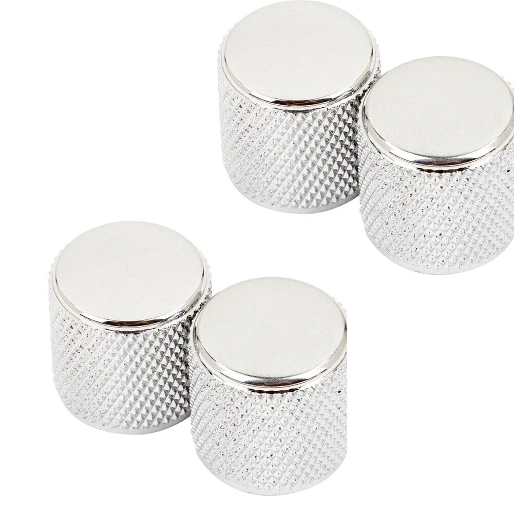 US 10-20 Pc Forge Nickel Flat-Top Barrel Knobs Telecaster Metal Guitar Precision