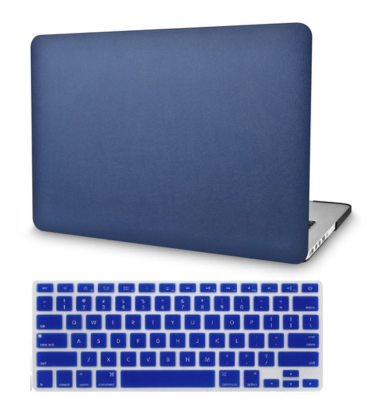 MacBook Air 13 inch Case 2022-2018 Cover Hard Shell Keyboard  Italian Leather