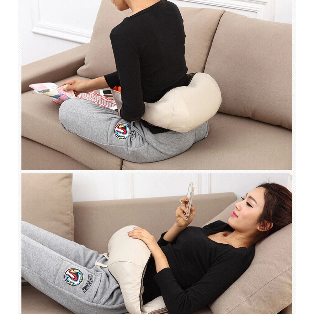 US Shiatsu Neck & Back Massager w Heat Deep Kneading Massage Shoulder Waist Body