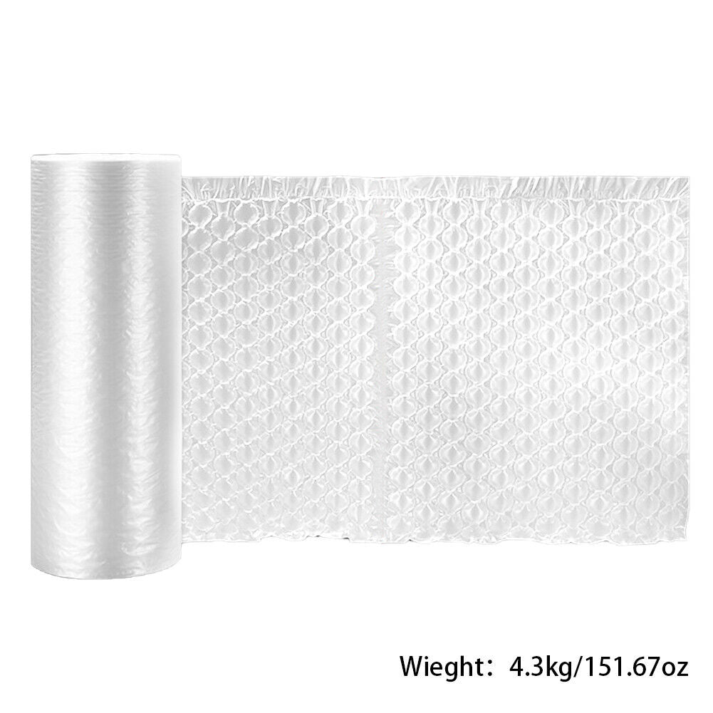 US 984ft x 16" Air Cushion Machine Film Bubble Pillow Packaging Padding 2 Roll