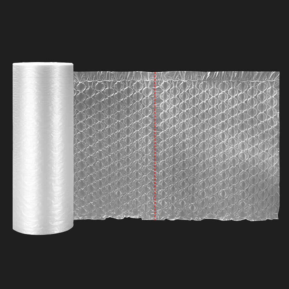 US 984ft x 16" Air Cushion Machine Film Bubble Pillow Packaging Padding 2 Roll