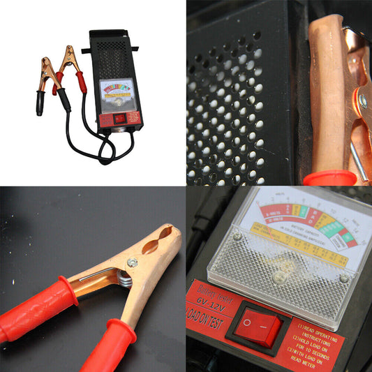 US Battery Load Tester 100 Amp Load Type 6V 12V Mechanic Car Truck Repair Fine