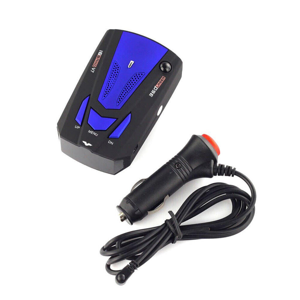 US Car 16 Band 360° Anti-Police GPS Camera Laser Radar Detector Voice Alert Fine