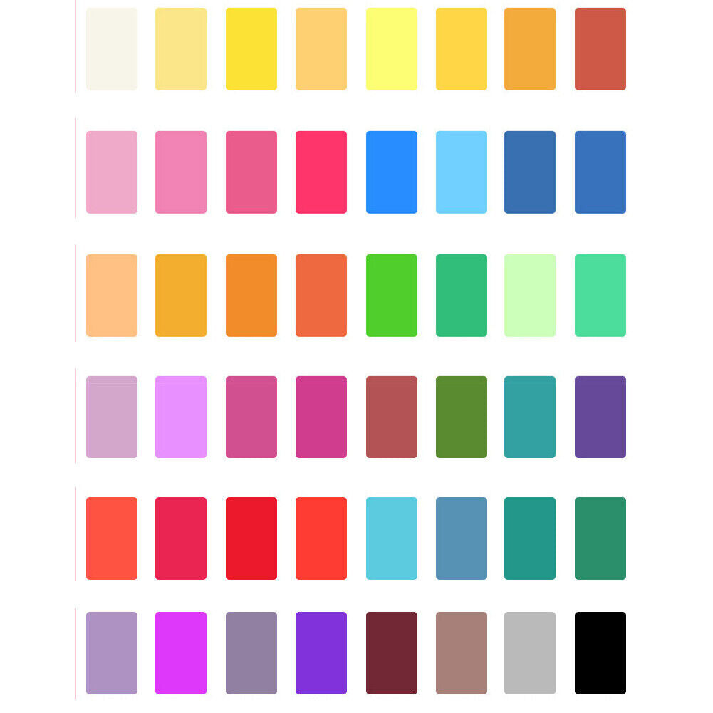 US 48 Premium Paints Watercolor Paint Set Include Metallic and Fluorescent Color