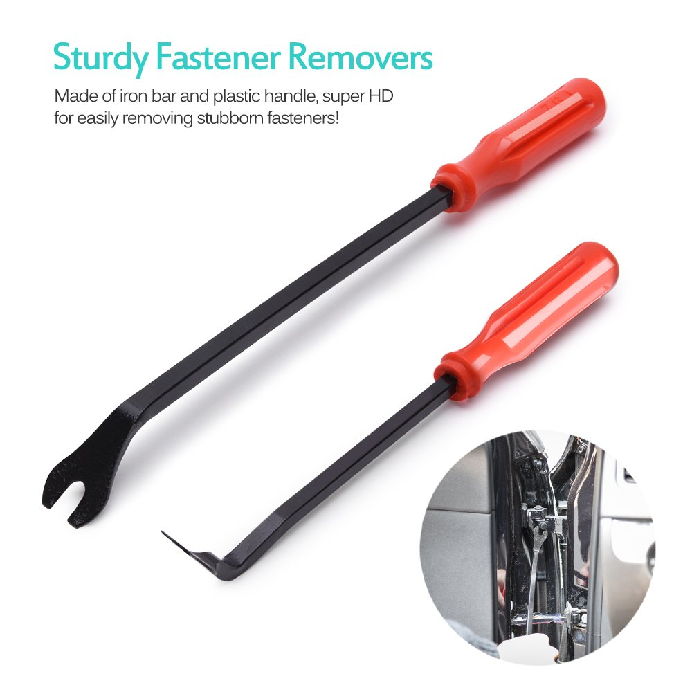 Fasmov 11 pc Auto Trim Removal Tool Set and 2 Fastener Removers