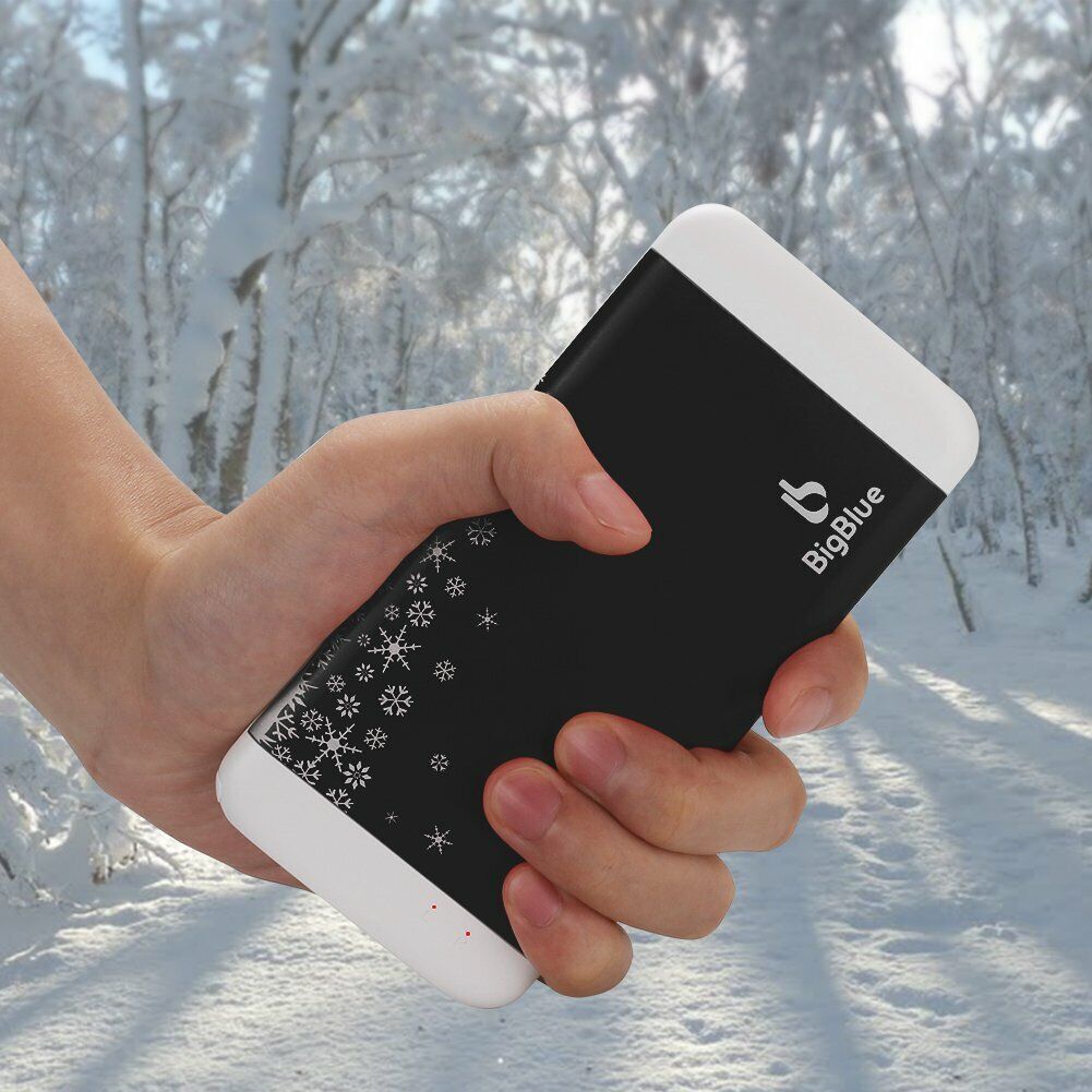 Rechargeable 3-in-1 6000mAh Hand Warmer with Emergency Light for Winter Sports