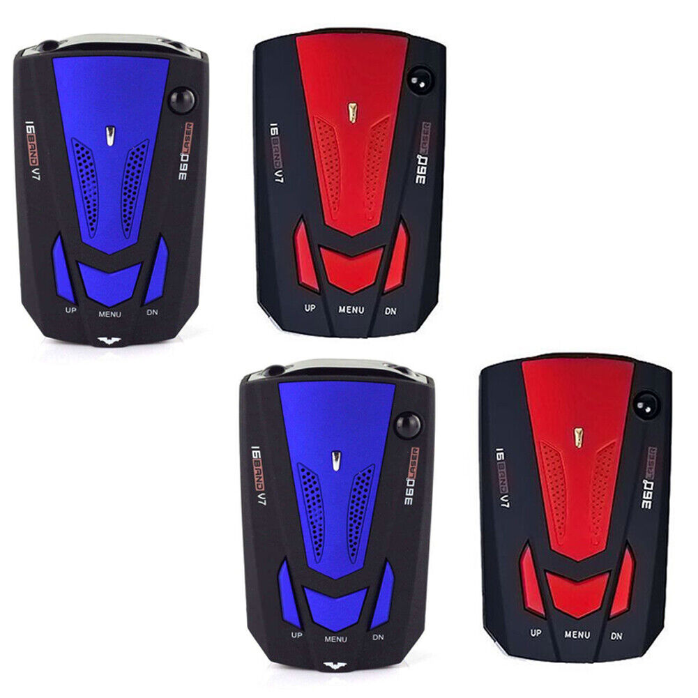 US Car 16 Band 360° Anti-Police GPS Camera Laser Radar Detector Voice Alert Fine