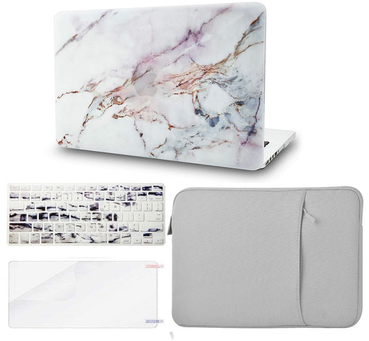MacBook Pro 13" Case with Shell、 Keyboard Cover、 Sleeve and Screen Protector
