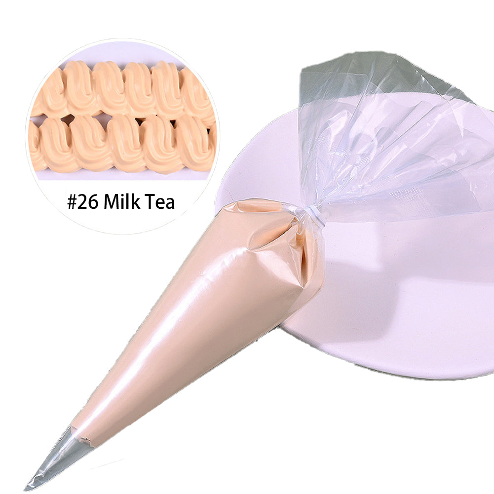 US 100g/3.52oz DIY Cream Simulation Fake Whipped Cream Clay w/ Piping Nozzle Tip