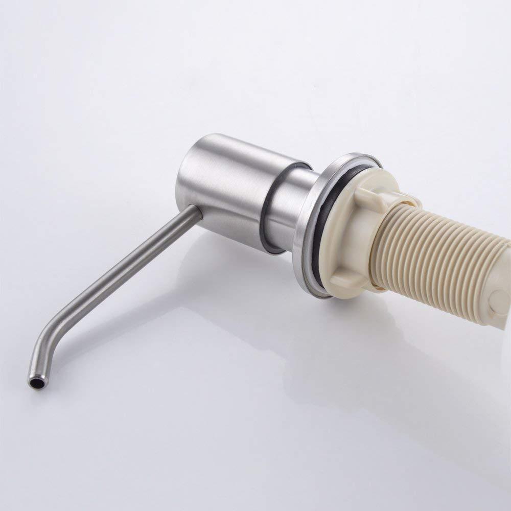 KES PSD1-2 Lotion/Soap Dispenser w/ 18-8 Stainless Steel Pump&PP Bottle Brushed