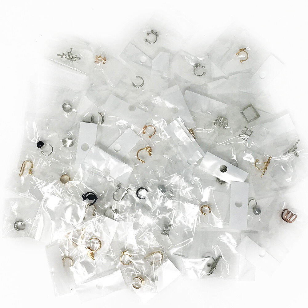 40pcs Wholesale Lot Ear Cuff Wrap Earrings No Piercing Clip-On Ear Clips Stud