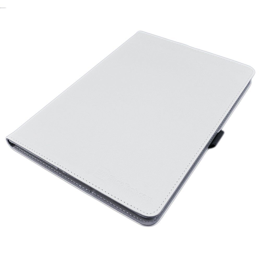 iPad Air/iPad 5 Flip Stand Cover w/ Card Slots Elastic Hand Strap,Cream