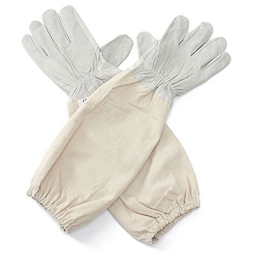 Alles XXL Goat Leather Goat Skin Beekeeping Gloves with Vented Sleeves, 1 Pair