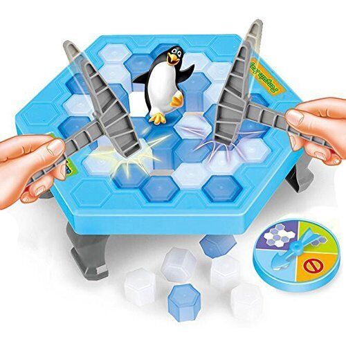 US Save Penguin On Ice Game Penguin Trap Party Ice Breaking Crashed Ice Knocking