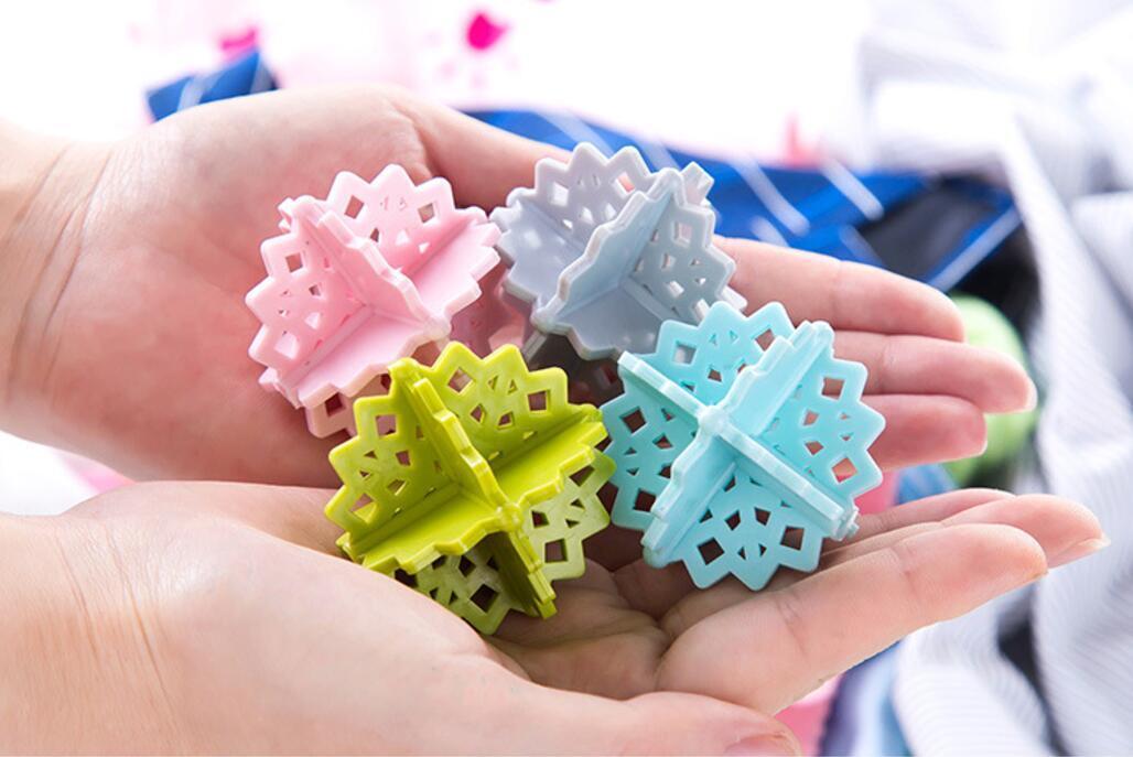 8 Pack Magik Colorful Snowflake-shaped Laundry Ball Washing Ball 5 cm/ 2 Inch