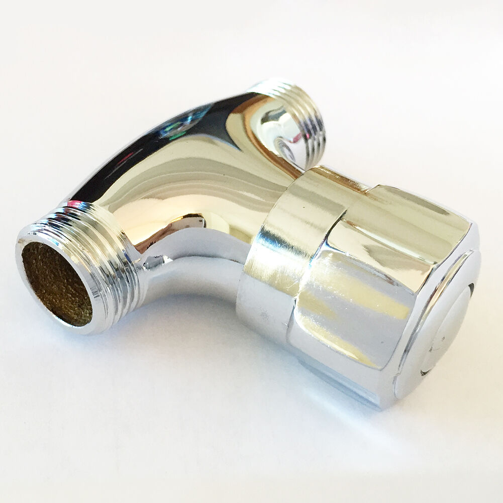 N&N Shower Head Shut Off Valve Solid Brass 3/4‘’ Male and Male, Polished Chrome