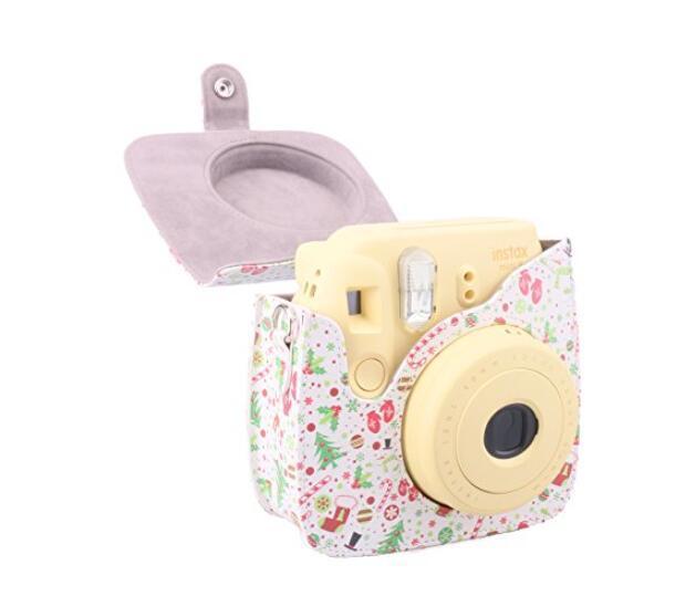 Fujifilm Mini 8 8+ 9Instant Camera Case, Christmas Pattern Mini 8 8+ 9Case