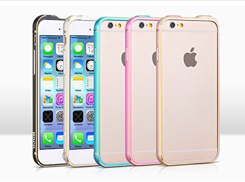 HOCO iPhone 6/6s Case 4.7" Bumper Blade Series Fedora Metal Bumper Case, Golden