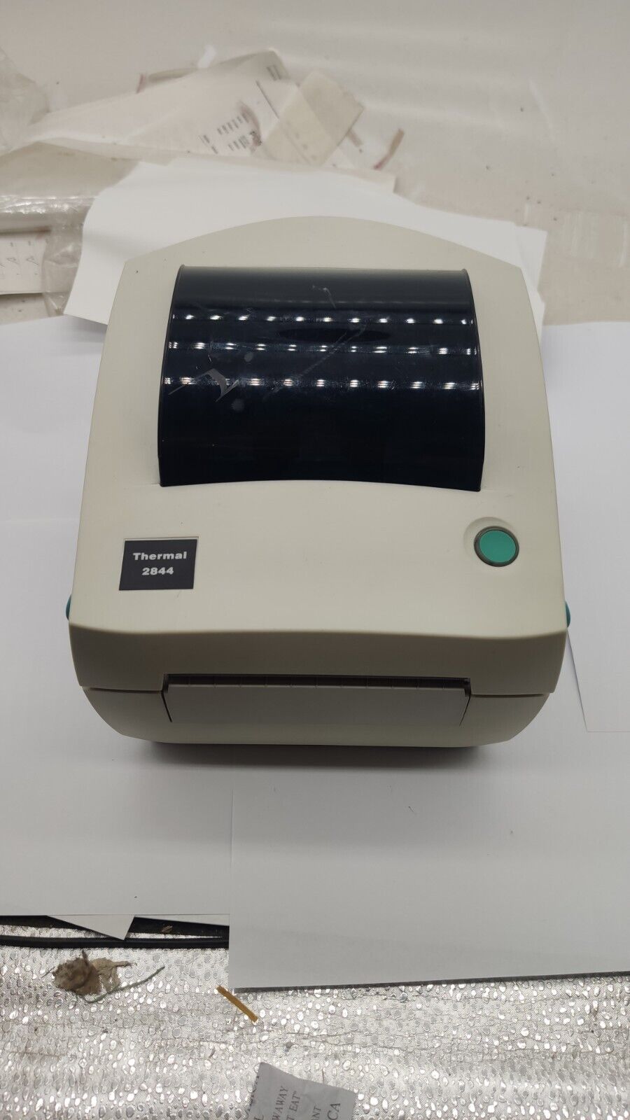 Zebra LP 2844 Direct Thermal Label Shipping Tag Printer + 1000 Labels