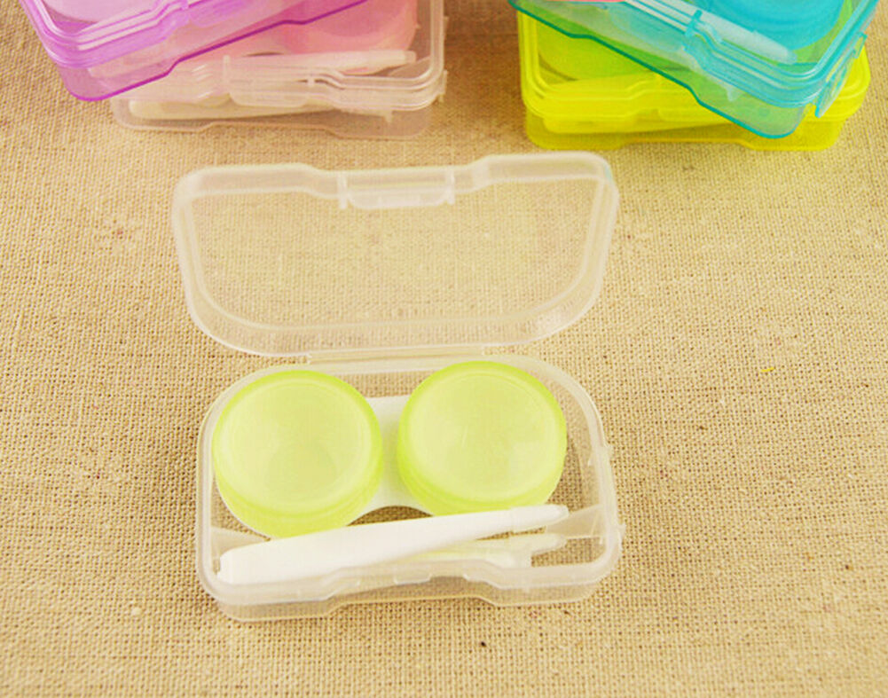 5X Contact Lenses Case Kit Cute Travel Eye Care Mini Set Traveling Holder